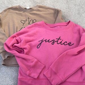 Girls Sweatshirts Size Small (7/8)